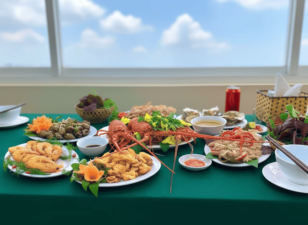 Thưởng thức hải sản khi tới biển Hải Tiến, Hoằng Hóa